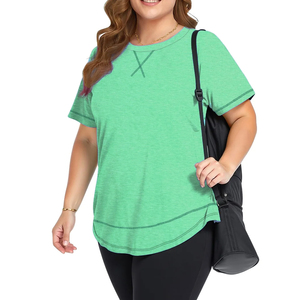 Venta al por mayor de calidad superior 91% algodón 9% Spandex logotipo personalizado Casual mujeres cuello redondo básico sólido ajustado de punto camiseta sin mangas - Product Image 1