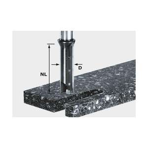 Défonceuse Festool HW S12 D14/45 WM avec lames réversibles pour la découpe de rainures - Product Image 1