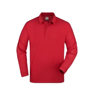 Custom <b>Long</b>-<b>Sleeved</b> Piqu <b>Polo</b> <b>Shirt</b> for Promotional Merchandising - Product Image 3