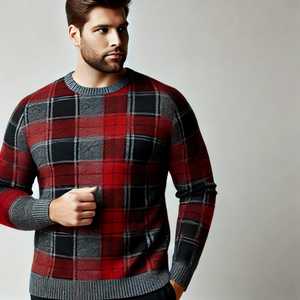 Heavy Duty Custom Design <b>Men</b> Sweaters Quick Dry Breathable Plus Size Comfortable New Fashion <b>Men's</b> Sweaters - Product Image 3
