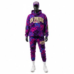 Conjunto Deportivo Informal Unisex, Duradero, 100% Algodón, Cómodo, Ajuste Regular, Transpirable - Product Image 1