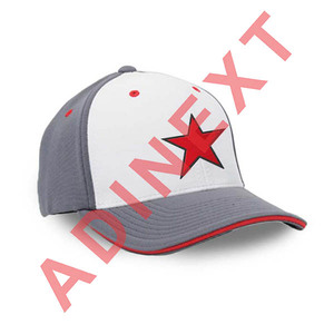 หมวกเบสบอลผ้าทอลายทแยงผ้าคอตตอนแท้ปักลายด้วยผ้า - Product Image 3