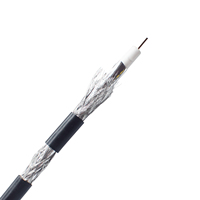 Cable Coaxial RG6 de Alta Calidad con Revestimiento de PVC LSZH de 75 Ohmios para Antena de Satélite y TV, para Sistemas de CATV