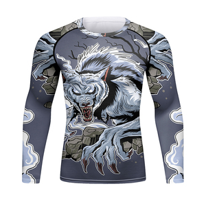 Rashguard de Jiu-Jitsu Brésilien pour Hommes - Vêtement d'entraînement respirant, à séchage rapide, écologique avec logo et couleur personnalisables - Product Image 2