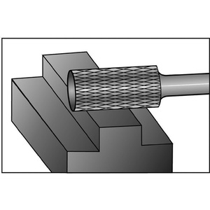 Fraise en carbure ZYA, tête de 10 mm, longueur de 20 mm, queue de 6 mm, KVZ 4 RUKO, denture, finition brillante, accessoire pour perceuse dentaire - Product Image 3