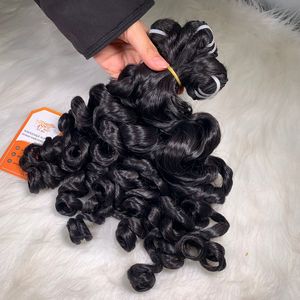 100% Trinh Nữ tóc lớp biểu bì còn nguyên vẹn Việt Nam tóc con người bó đại dương lượn sóng sợi ngang vẫy phần mở rộng Tóc Màu Đen giá rẻ giá - Product Image 1