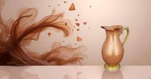 Pichet Martelé Mughlai Design Cuivre Nickel Pichet, Verres et Service Capacité 1750 Ml - Product Image 6