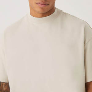 Super Heavy Oversized Drop Shoulder T-Shirt Cuello redondo Antiarrugas Algodón Boxy Fit Camiseta para hombres en precio asequible 2026 - Product Image 4