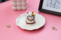 Moule en silicone 3D Chat porte-bonheur et Lapin pour gâteau mousse, qualité alimentaire, Maneki-neko, pour le Nouvel An Chinois - Vente en gros