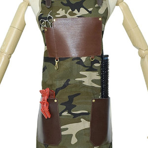 Cost Effective Wholesale Adjustable Waist Neck Barber <b>Aprons</b> Long Use OEM Supplier Hot Sale Barber <b>Aprons</b> - Product Image 5