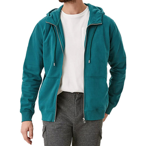 Séchage rapide Respirant Hommes Hoodies Impression Personnalisée Logo Hommes Hoodies Coton Mélangé Hommes Zipper Hoodies avec 450 gsm unisexe - Product Image 3