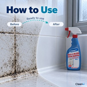 Spray Rimuovi-Muffa e Macchie 500ml, Detergente Sbiancante per Macchie Nere su Fughe Doccia, Sigillanti per Finestre, OEM all'Ingrosso - Product Image 4