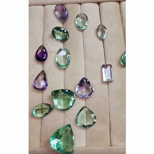 17ชิ้นของฟลูออไรต์ธรรมชาติ18มิลลิเมตรถึง30มิลลิเมตรรูปไข่ลูกแพร์สี่เหลี่ยมผืนผ้า Facet 658 CTS Lot Iroc ขายอัญมณีที่มีคุณภาพสูงเรา $256สำหรับทุกคน - Product Image 5
