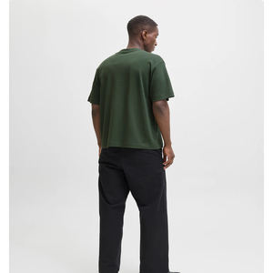 เสื้อยืดผู้ชายสั่งทำ เสื้อยืดผ้าหนา 100% ผ้าฝ้าย เสื้อโอเวอร์ไซส์ คุณภาพสูง แบบเรียบ ไม่มีลาย ขายส่ง OEM - Product Image 5