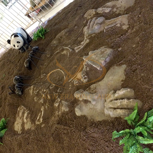Fossiles <span class=keywords><strong>de</strong></span> dinosaures simulés animatroniques d'intérieur en taille réelle pour musée pour centres commerciaux aéroports garderies jardins d'enfants en métal - Product Image 5