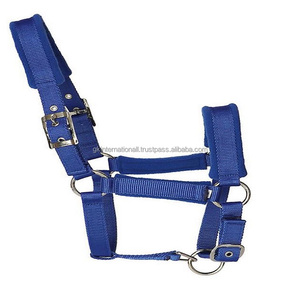 Atest llegada 2023 Equestrian ororse ccccessories holholesale eSign our wn ororse Ding iding uull ajustable 100% Nylon Horse Halter - Product Image 6