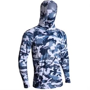 Sudadera con capucha de pesca: duradera, cómoda y absorbente de humedad para tu mejor experiencia de pesca Hombre Hoodi Pesca Camuflaje básico - Product Image 1