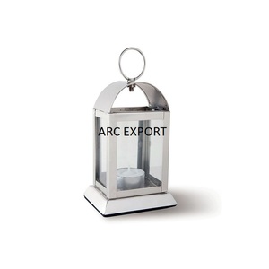 New Classic Silverware Lantern Made of Metal Stainless Steel Lantern <b>Candle</b> <b>Holder</b> Form Home <b>Garden</b> Decor Accessories Supplies - Product Image 4