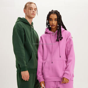 Sudadera con Capucha Personalizada con Logotipo, 100% Algodón Grueso y Pesado de 345 g/m², Sudadera con Capucha Lisa para Hombre - Product Image 2