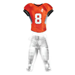 Meilleurs modèles d'uniformes de football américain par sublimation avec des combinaisons de couleurs uniques et des tissus de haute qualité - Product Image 1