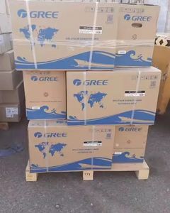 Gree pular ชุดเครื่องปรับอากาศแบบแยกส่วนรุ่น7 + 9 + 9 gwd (24)NK6OO R-32 Wi-Fi รวม7000 + 9000 + 9000สำหรับรถกลางแจ้ง