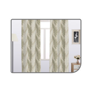 Magnifiquement Imprimé Vibrant Multi Couche Feuille Conception Fenêtre Plate Rideaux Décoratifs En Gros Fabricant - Product Image 5