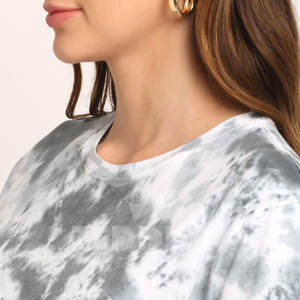 Camiseta pesada de algodón 100% para mujer, ropa de calle con cuello redondo para verano, servicio OEM personalizado de secado rápido para ropa de hombre - Product Image 2