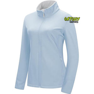 Veste softshell d'hiver pour femmes coupe-vent et imperméable pour la course et la randonnée en plein air Design polaire confortable - Product Image 4