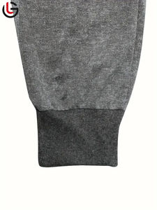 กางเกงวอร์มผ้าคอตตอนผ้าเฟรนช์เทอร์รี่สีจางจ็อกเกอร์แอซิดสำหรับผู้ชาย - Product Image 5