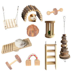 Jouets à mâcher écologiques en TPR pour petits animaux : Hamster, Lapin, Perroquet, Cochon d'Inde – Idéal pour le jeu et la dentition - Product Image 1