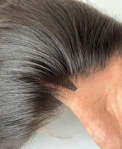 Extensiones de cabello humano Virgen sin procesar crudo vietnamita cutícula alineada Natural recto doble dibujado Natural onda encaje frontal - Product Image 3