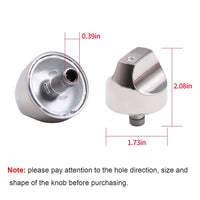 Paquete de 5 Perillas de Repuesto para Quemador de Estufa, Compatibles con Estufas de la Serie GE Cafe, Reemplaza WB03T10329 WB03X25889, Fuente de Energía a Gas - Product Image 3