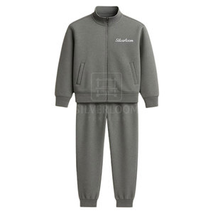 Premium Cotton Tracksuit For Men No Hood Design Custom Logo Embroidery Sports & Casual Wear OEM/ODM Available - Product Image 1