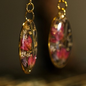 Pendientes de Resina Bordados a Mano, Joyería de Moda de Acero Inoxidable para Mujeres y Niñas, Estilo Clásico para Bodas, Alta Calidad - Product Image 4