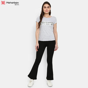 Venta al por mayor de algodón de manga corta Camiseta en blanco de las mujeres, de alta calidad sostenible camiseta de las mujeres hechas en Pakistán - Product Image 4