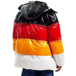 Chaqueta Acolchada Extra Grande de Alta Calidad 2026 con Logotipo Personalizado, Material Brillante, Estampada, para Hombre, Abrigos Acolchados Diseñados para la Temporada de Invierno - Product Image 5