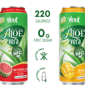 10,98 Floz para VINUT NFC Premium Aloe Vera Bebida OEM Personalizable Piña Indonesia Aloe Vera Jugo de frutas Jugo de vegetales - Product Image 2