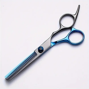 Ciseaux de coupe de cheveux professionnels à poignée antidérapante Ciseaux de coiffeur en acier, outils de coiffure de salon pour stylistes - Product Image 3