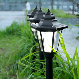 Lámpara <span class=keywords><strong>Solar</strong></span> de Columna para Jardín, Exterior, Retro, Recargable, de Alta Luminosidad e Impermeable, para <span class=keywords><strong>Terraza</strong></span> y Valla - Product Image 6