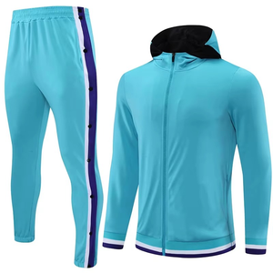 Ropa deportiva de tendencia superior para hombre, conjunto de 2 uds., chándales personalizados de alta calidad, chaqueta con cremallera de poliéster 100% para entrenamiento deportivo - Product Image 6