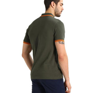 Polos de golf para hombre, alta calidad, 100% poliéster, transpirable, informal, de ajuste regular, con cuello, polos personalizados sólidos - Product Image 3