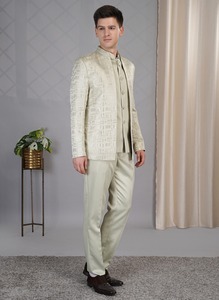 ชุดสูทผู้ชายสีเขียวพิสตา คุณภาพพรีเมียม ทรงเข้ารูป สไตล์ทางการ เหมาะสำหรับงานแต่งงาน งานออฟฟิศ และธุรกิจ มีจำหน่ายในราคาส่งออก - Product Image 3