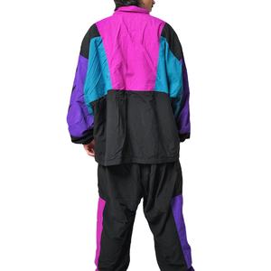 Conjunto de Chaqueta y Pantalón Cortavientos Impermeable con Logotipo Personalizado para Hombre, 100% Algodón, Transpirable, Diseño Sólido, para Exteriores - Product Image 5