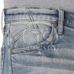 Pantalones Cortos de Mezclilla para Hombre, Estilo Nuevo, Hechos a Medida, Precio Económico, Color Sólido, Transpirables, Ligeros, 100% Algodón, Ecológicos, de Secado Rápido - Product Image 5