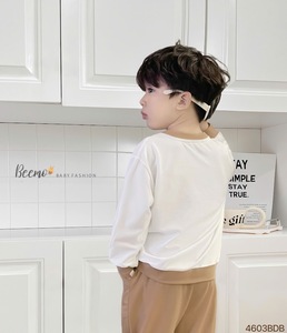 ชุดเสื้อผ้าแขนยาวผ้าฝ้ายพิมพ์ลายช้างสไตล์ลำลองชุดฤดูร้อนสำหรับเด็กวัยหัดเดินเด็กผู้ชายเด็กทารก - Product Image 6