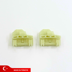คลิปซ่อมชุดมอเตอร์กระจกหน้าต่างด้านหน้าซ้าย 2 ชิ้น รุ่น 8D0837461 สำหรับ Audi A4 B5 VW Polo Lupo Passat B5 Seat Ibiza Skoda Superb - Product Image 1