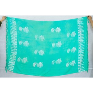 ผ้าโสร่งฮาวายผ้าเรยอน100% สีเดียวออกแบบได้เองผู้ผลิตเสื้อผ้าชายหาด MN0003-13-180 - Product Image 1