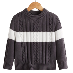 Suéter de Algodón para Niños, Fabricante OEM, Tejido Suave y Transpirable, Ecológico, Jersey Cálido con Bolsillo Delantero, Suministro al por Mayor para Invierno - Product Image 5