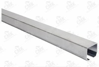 Système de guidage en C en acier galvanisé pour grues, porte-câbles et tuyaux 30x32mm, longueur 1570mm, option pré-assemblée disponible POWER