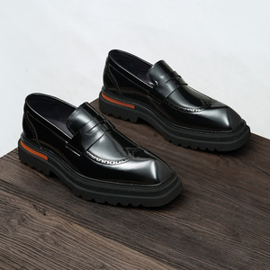 Luxury Calf Leather Formal Shoes with Handmade Craftsmanship and Soft for Men's Weddings and Gala Dinners - Product Image 2